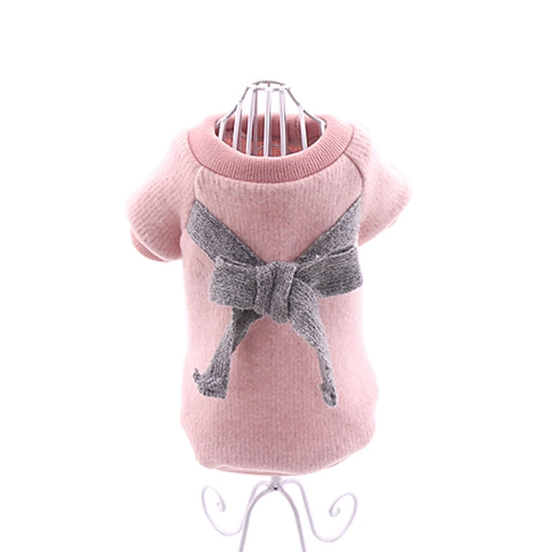 Зимняя одежда для кошек вязаный свитер щенка котенка теплая милое пальто собак