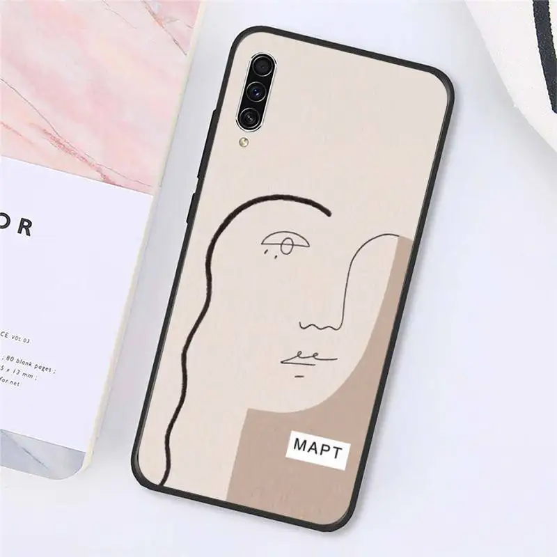

Art Retro Abstract Geometry Phone Case For Samsung galaxy A S note 10 7 9 20 30 31 40 50 51 71 21 s ultra