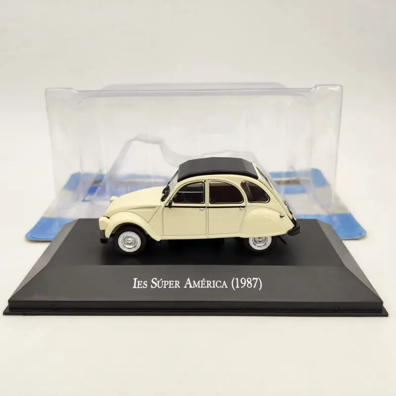 IXO 1:43 Citroen 3CV IES супер Америка 1987 бежевые литые модели лимитированная коллекция |