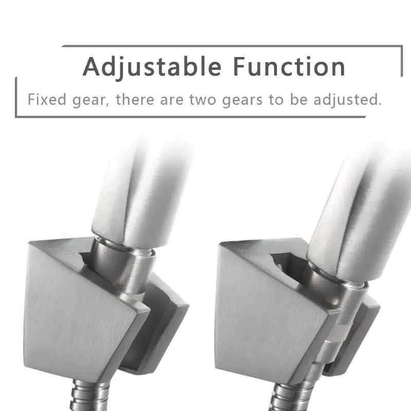 

304 Stainless Steel Shower Seat Nozzle Bracket Bathroom Adjustable Holder Shower Head Adjustable Base Accessories