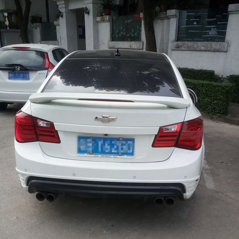 Спойлер для Chevrolet Cruze заднее крыло из АБС пластика Неокрашенный задний спойлер 2009