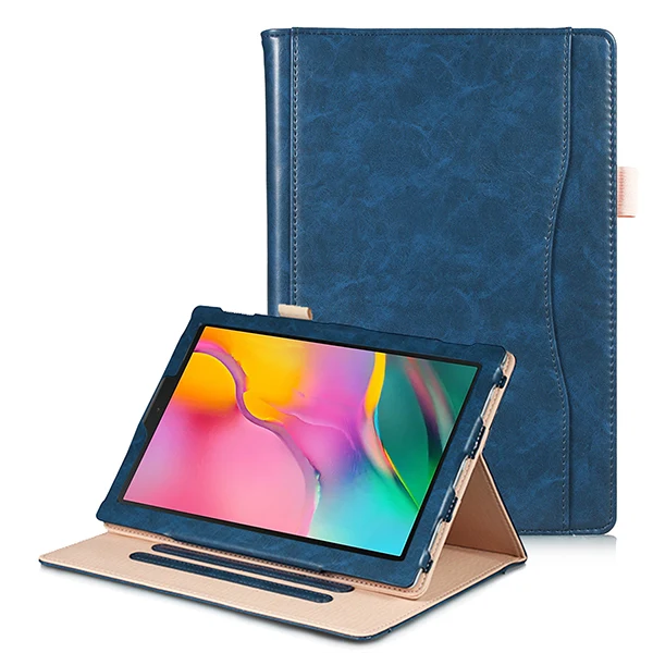 SM T515 FMQC DBU Чехол-подставка для samsung Galaxy Tab A 10,1 SM-T510 T510 T515 pu кожаный чехол для samsung Tab A 10,1 SM-T515 чехол+ подарок - Цвет: SM T515 FMQC DBU