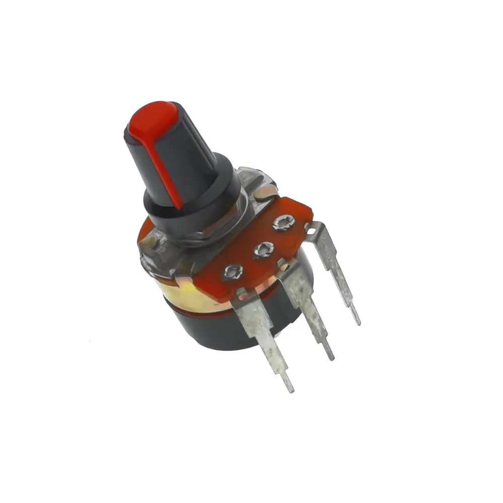 10PCS WH138 Hot New WH138-1 15MM B500K Adjustable Resistance Speed Regulator With Switch Potentiometer 500K | Электронные