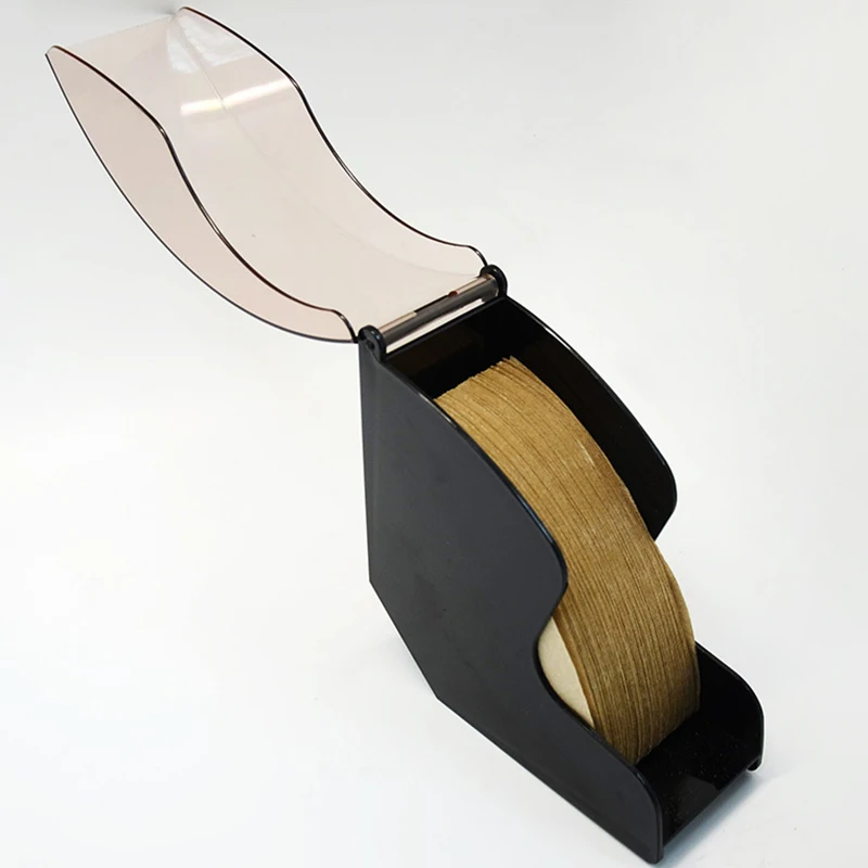 

V60 Filter Paper Holder/Tapered Filter Paper Box Filtering Paper Storage Rack Stand Coffee Tools Dust-Proof With Cover