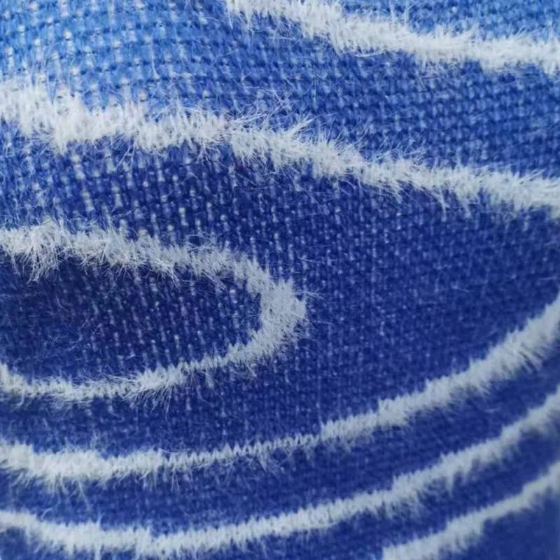 

Knitted Tie-Dye Sling Hip Bodycon Dress Female V-neck Sleeveless Hollow Out Sexy Dress