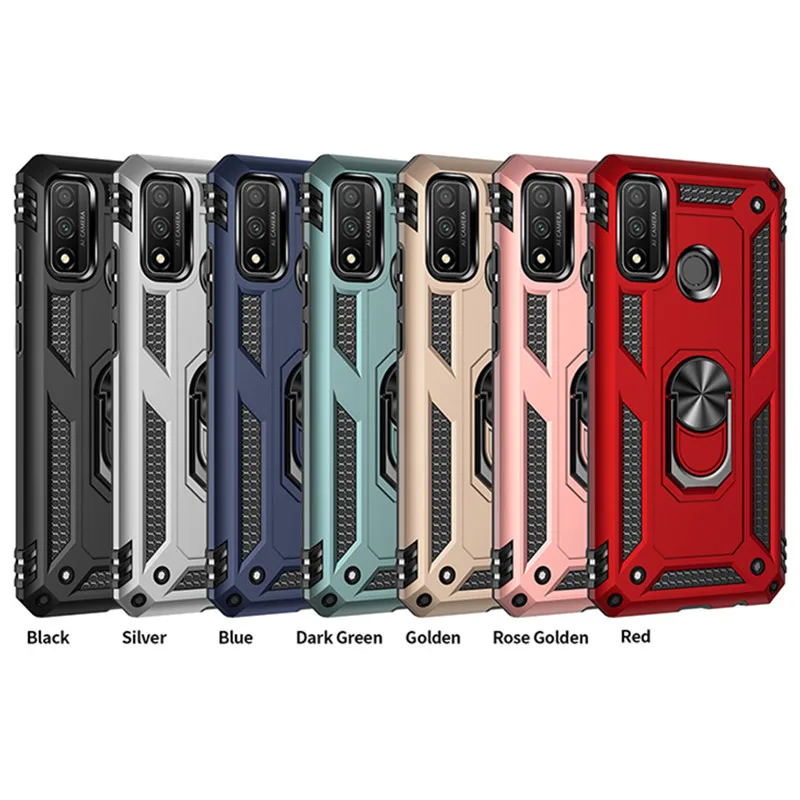 Luxury Shockproof Car Holder Ring Magnet Case For Huawei Nova Lite 3 Plus Bumper Soft Protector Cover 3+ | Мобильные телефоны и