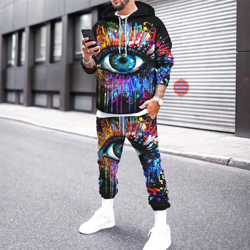 

Спортивный костюм мужской зимний, Толстовка и штаны, комплект спортивной одежды, уличная одежда