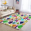 BlessLiving Cute Fish Large Carpet for Living Room Cartoon Soft Floor Mat Animal Area Rug Colorful Ocean Creature Alfombra 1pc 1