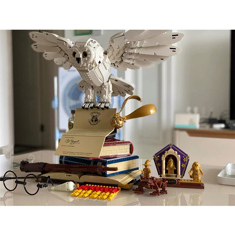 

Famous Magic Movie 76391 76394 Delivery Owl Phoenix Model Building Blocks Bricks Children Educational Toys Xmas Gifts