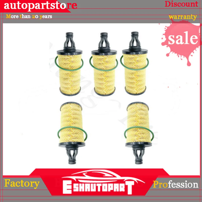 

5x масляный фильтр с резиновым уплотнительным кольцом подходит для Maserati Ghibli Quattroporte Levante 3.0L 311401 298939