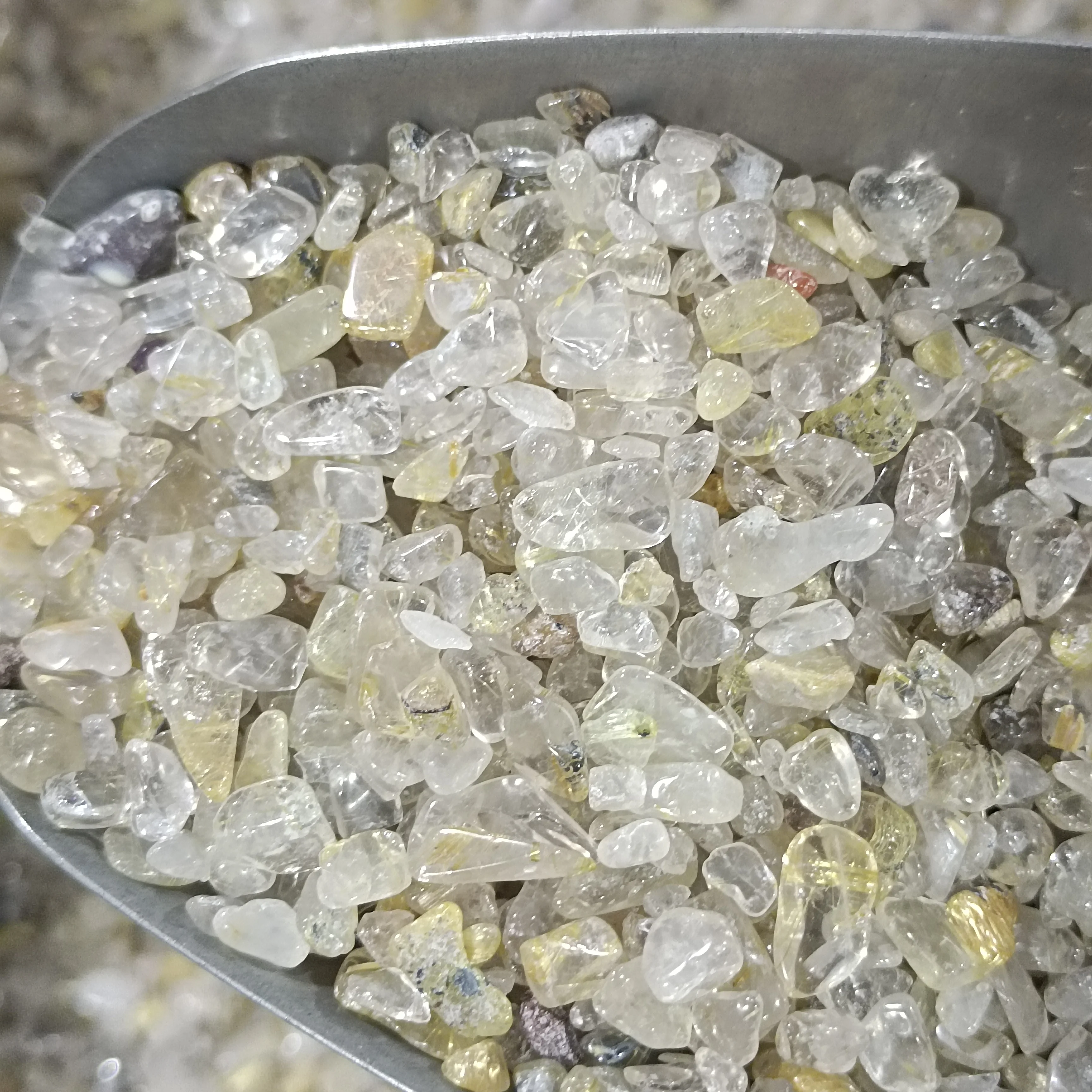 100 г искусственный кристалл раздавленный камень фотоминералы аквариумное