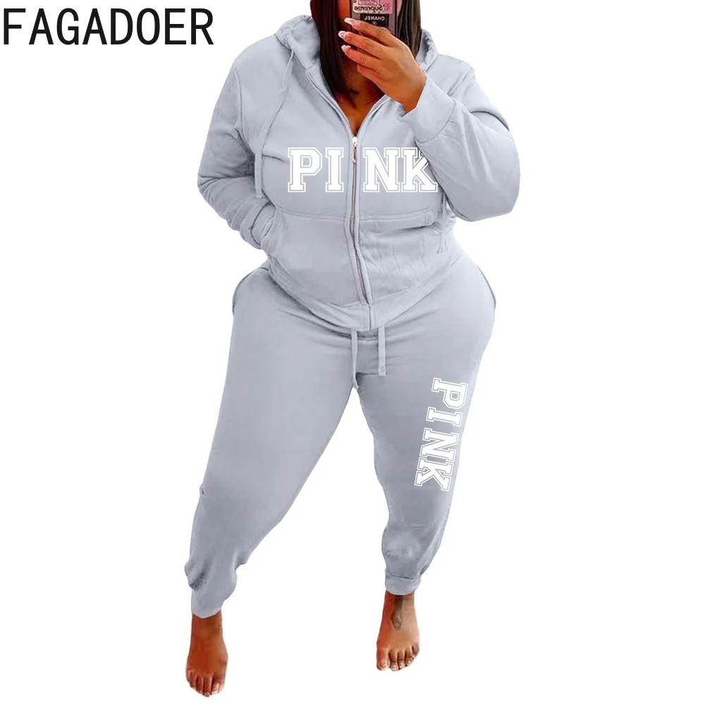 Женский спортивный комплект из 2 предметов с принтом букв |