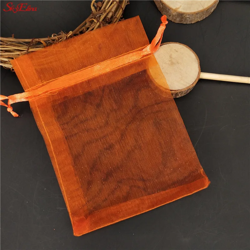 50 шт органзы отвесный марлевый Элемент Ювелирные Сумки Упаковка тянется сумки