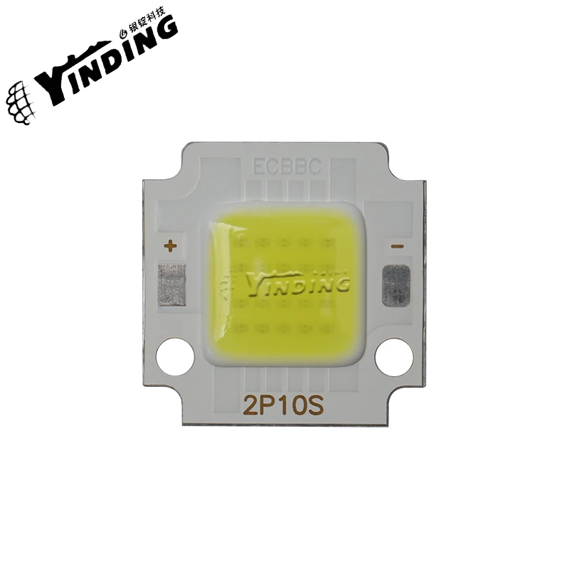 

YINDING 20*20mm ceramics COB LED 6000-6500K Cold White light Miner's lamp Downlight source 9W high power Light Emitting Diode