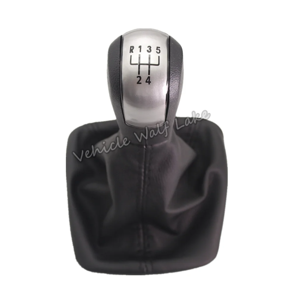 Ручка переключения передач Автомобильная для Skoda Octavia A5 MK2 2004 2005 2006 2007 2008 5