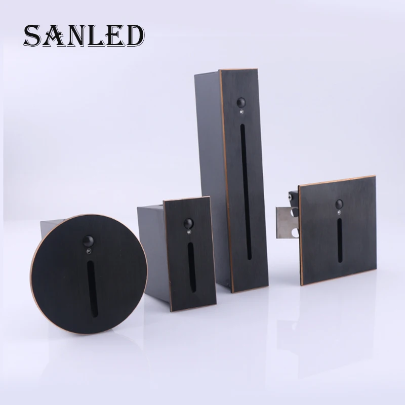 

Night Light Wall Lamp LED Intelligent Sensor Smart for Staircase Corridor Bedroom Ladder Stair Step Foyer Embedded Installation