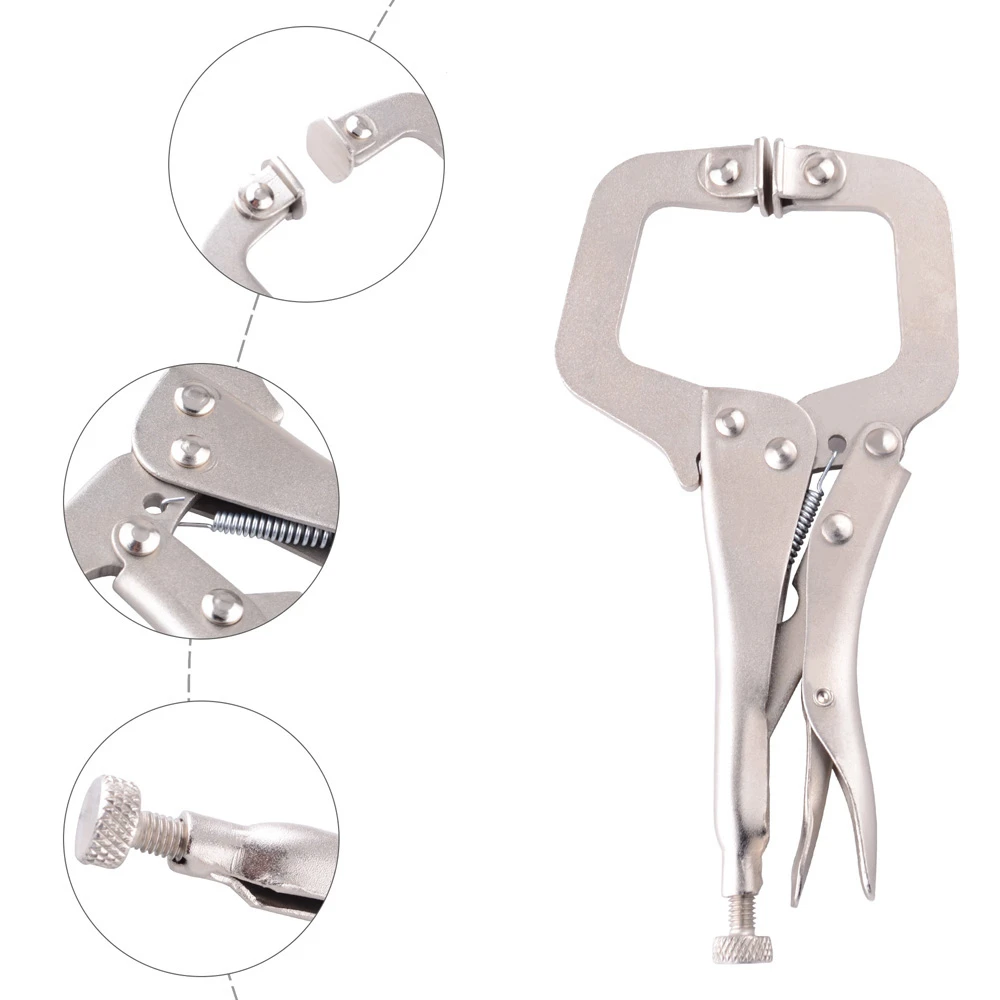 6-дюймовый гаечный ключ типа C сварочный зажим обжимные плоскогубцы для обработки