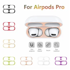 Защитная пленка для AirPods Pro, ультратонкая, металлическая, пылезащитная