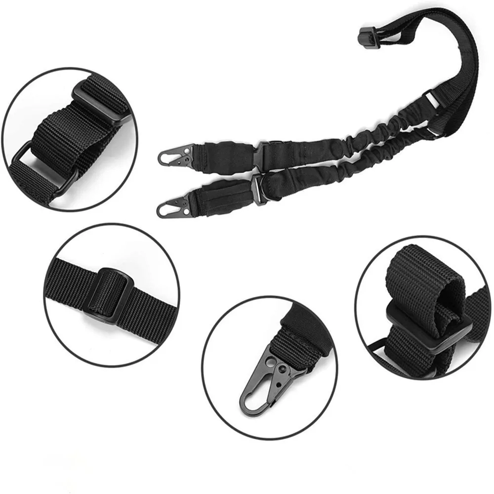 

High-quality two-point sling strap with 2 Mlok installation rotating 1.25 inch strap buckle Outdoor tactical tools