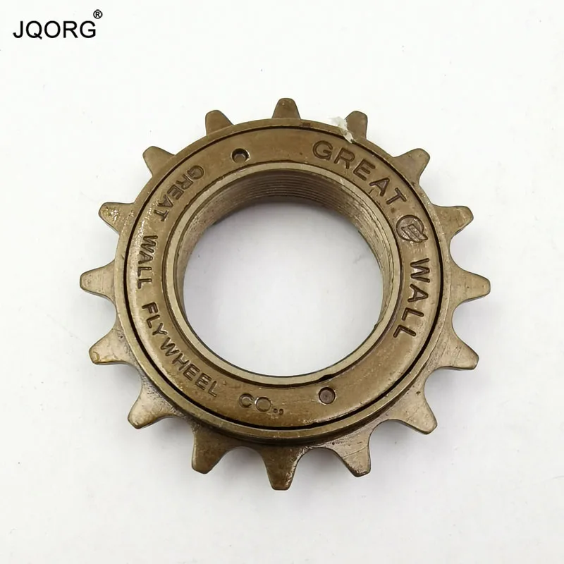 16 зубьев одна скорость шоссейного велосипеда свободное колесо серебристого