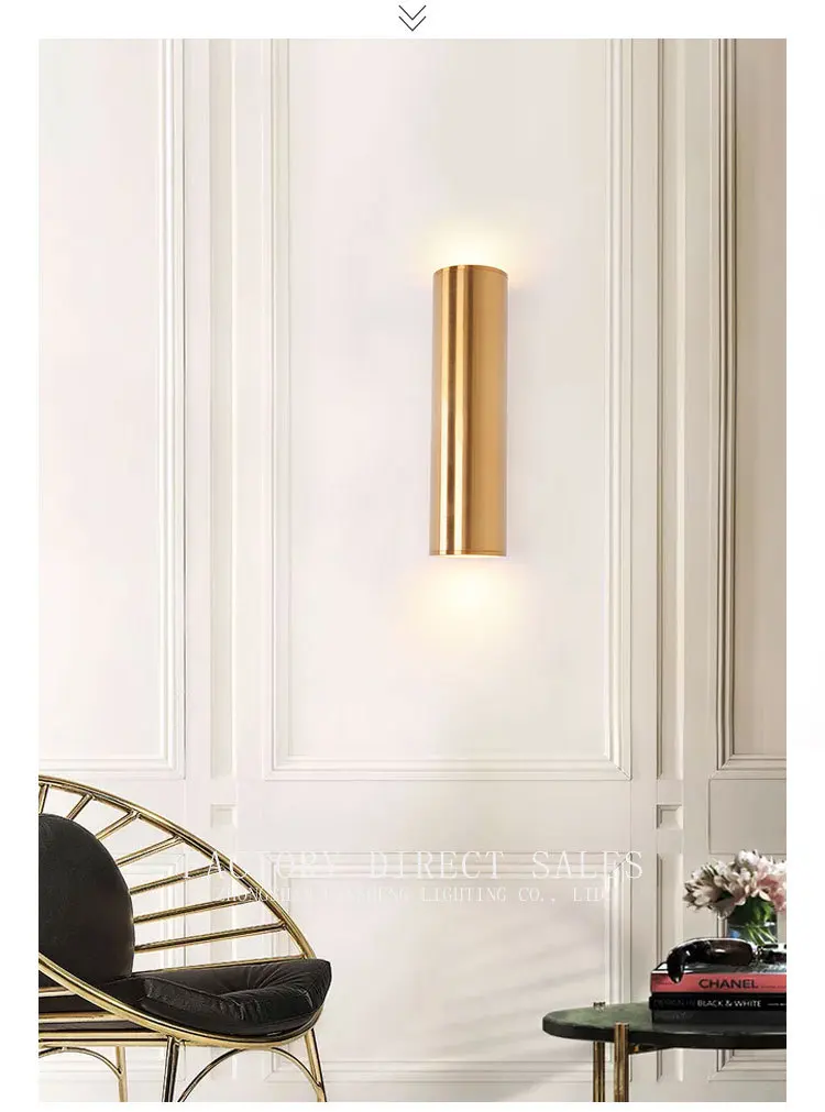 Скандинавский пост-современный алюминиевый арт простые атмосферные дуплексные