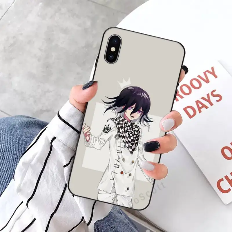 

Kokichi Ouma Girl Phone Case for iPhone 11 12 mini pro XS MAX 8 7 6 6S Plus X 5S SE 2020 XR