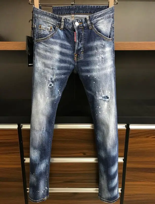 

Оригинальные 2021 новый дизайн DSQUARED2 джинсы с отверстиями ранние джинсы COOLGUY D2 джинсы DSQ2 мужские брюки 9620 одежда