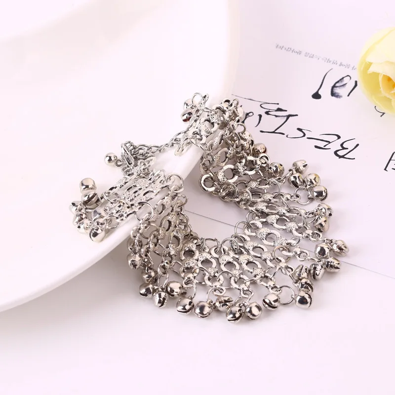 Браслет на ногу женский серебристый в богемном стиле | Украшения и аксессуары