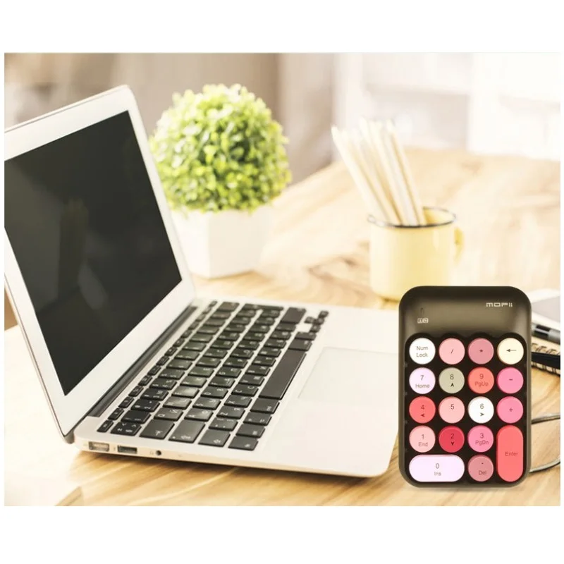 

SeenDa Mini 2.4G Wireless Keyboard 18 Keys Numeric Keypad for Laptop Computer Digital Keyboard for PC Accounting Keyboard