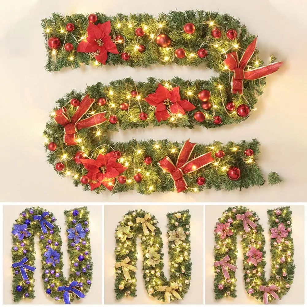 

Легкая хорошая искусственная растительная лоза с рождественскими шариками, искусственная лоза из ПВХ, долговечная лоза из ротанга для дома