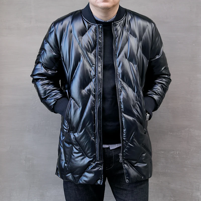 White Duck Down 20% Winter Coat Korean Fashion Plus Size Puffer Jacket Men Warm Parka Casaco 0044 YY1442 | Мужская одежда