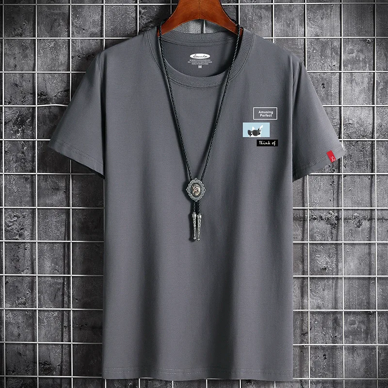 

Футболка мужская хлопковая, приталенная, с коротким рукавом