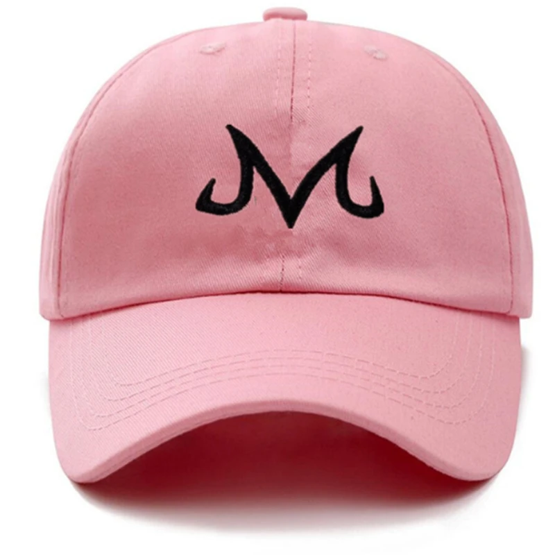 Бренд Majin Buu Dragon Ball Snapback Кепка из хлопка для мужчин и женщин хип хоп папа кепки для гольфа Garros Прямая поставка - Цвет: pink