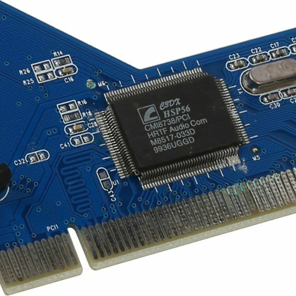 4 канальный практичный 24 бит PCI порт профессиональный стерео независимый для