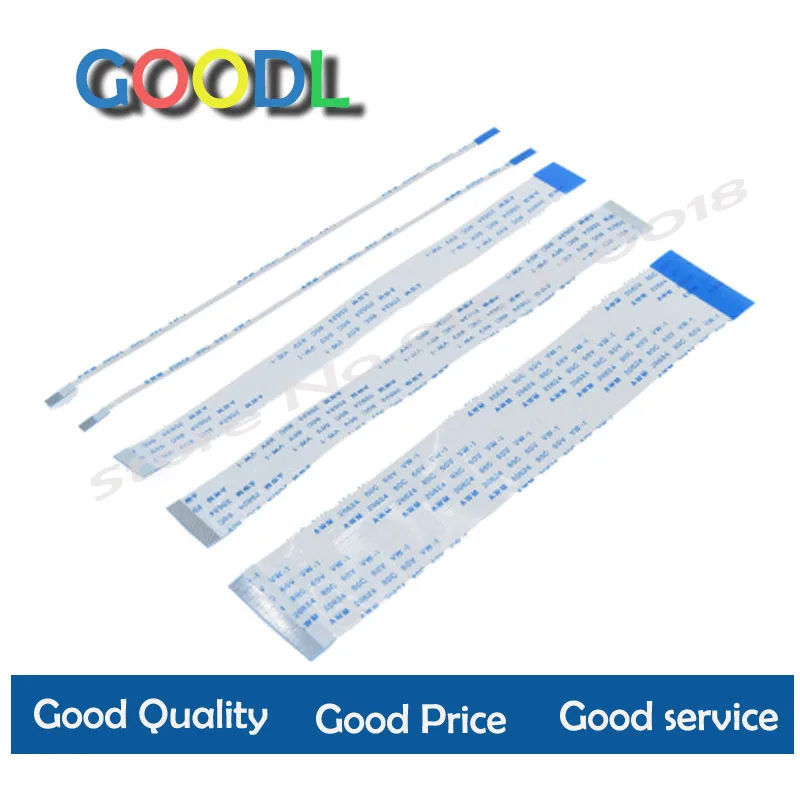 10 шт. плоский гибкий кабель с ПВХ изоляцией FFC FPC ЖК-дисплей AWM 20624 80C 60V VW-1 FFC-1.0MM |