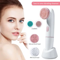 electric facial cleansing brush skin care scraping massager for face beauty health spin cleanser brush