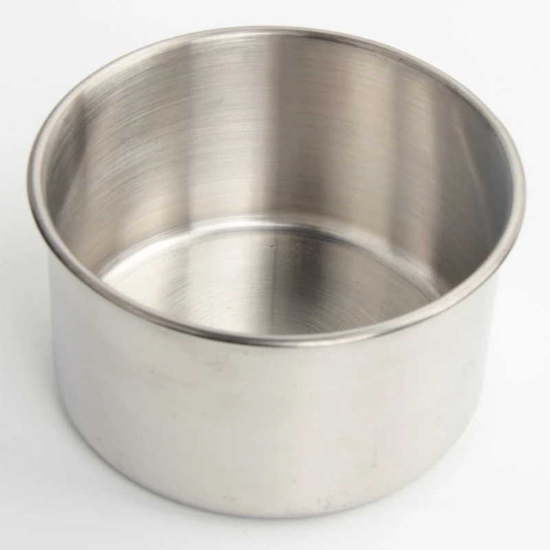 Круглый контейнер из нержавеющей стали для сезонных приправ с откидной крышкой