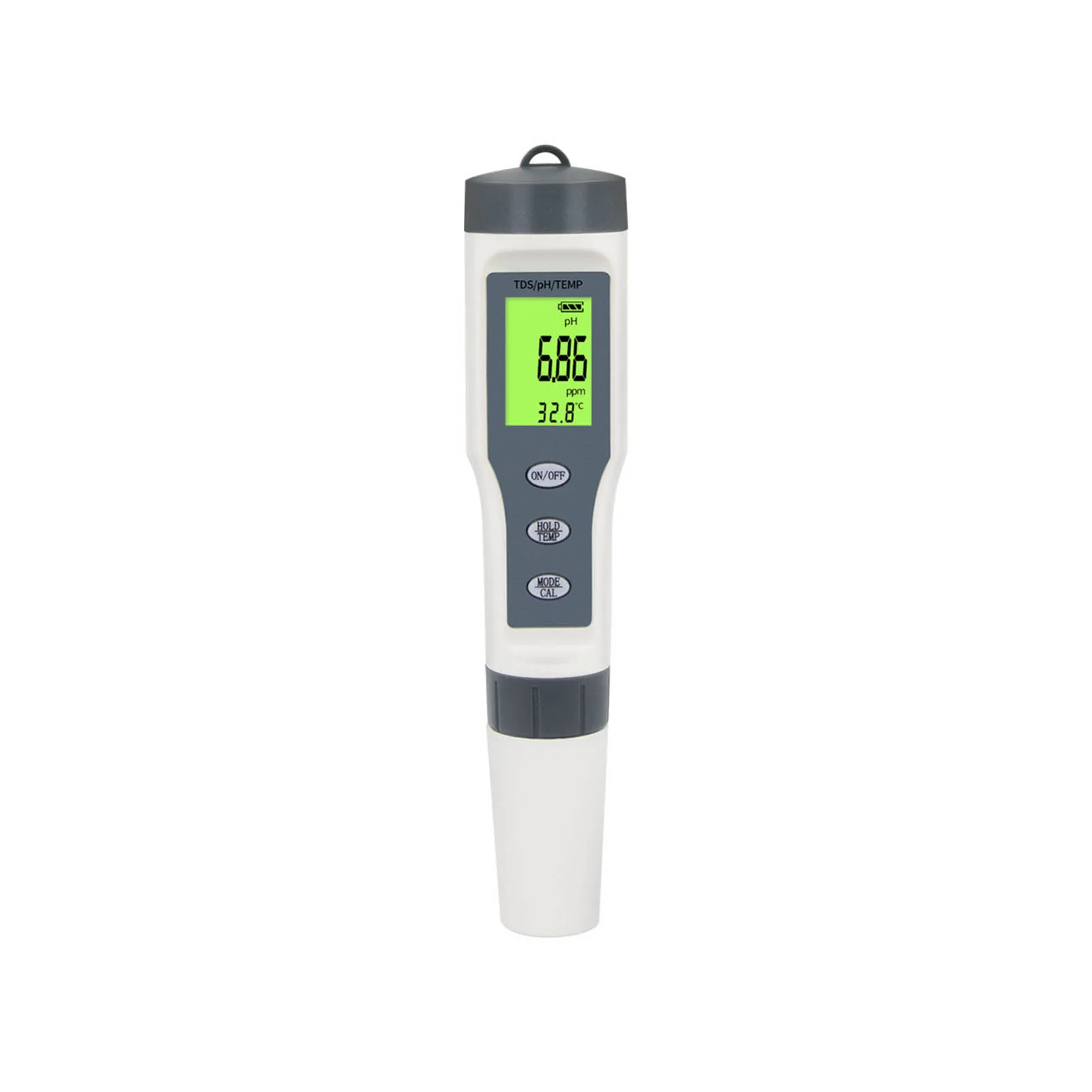 

TDS PH EC TEMP 4 In 1 Multifunctional Tester Water Quality Detector Conductivity PH Meter PH Test Pen Digital Display Button