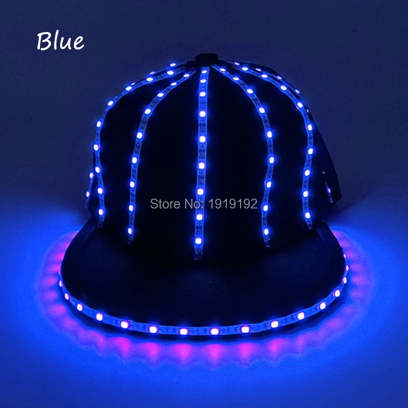 

Шапка светодиодная для танцевальной светодиодный вечерние, 6 в, 6 цветов на выбор
