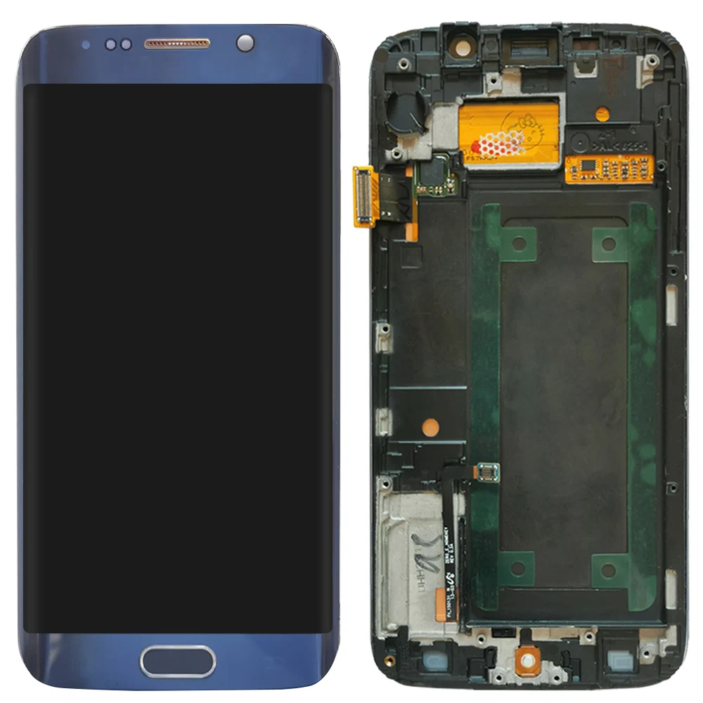 100% Оригинальный ЖК-дисплей для Samsung Galaxy S6 edge G925 G925I G925F сенсорный экран дигитайзер