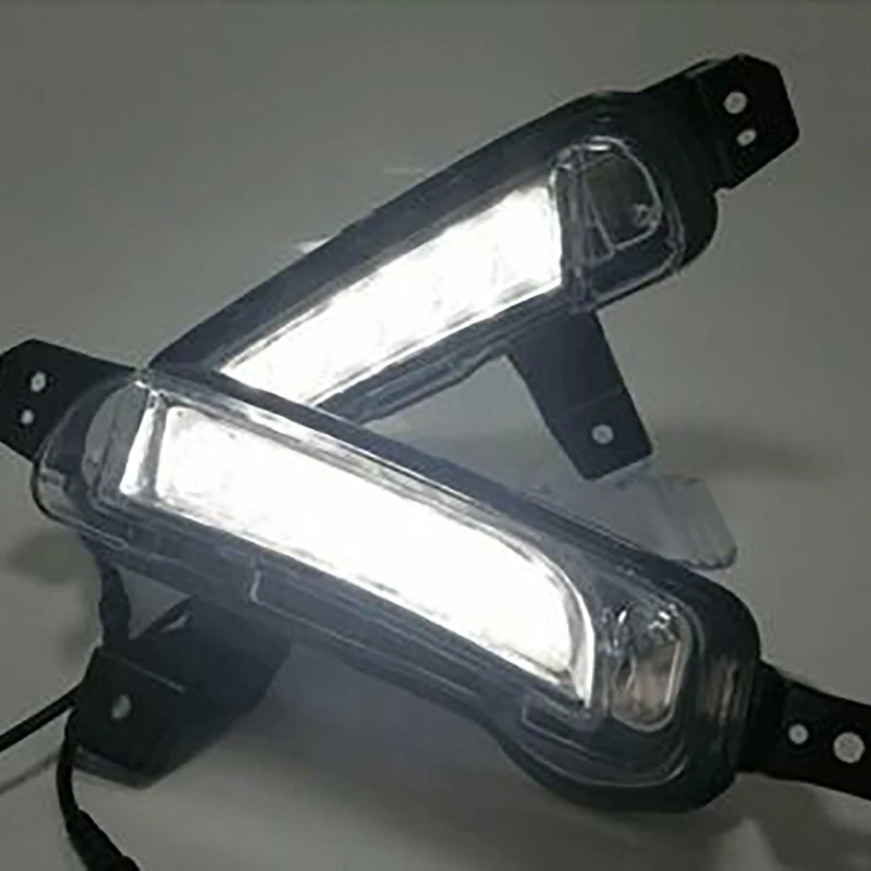Автомобильные фары дневного света светильник DRL светодиодный поворотом желтый