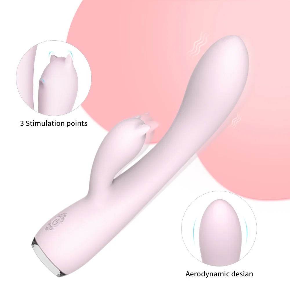 Кролик вибратор 9 режимов точки G влагалище шокер взрослый продукт Женский