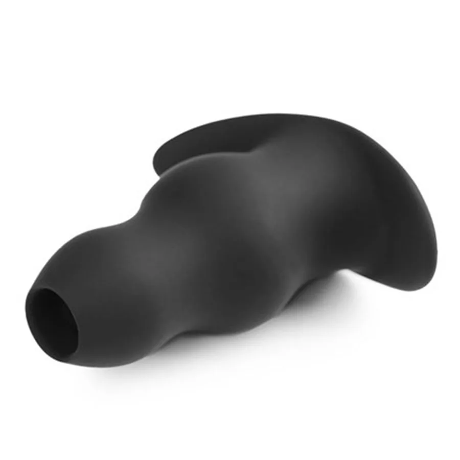 Полый анальный туннель Анальная пробка силиконовое промывание клизма