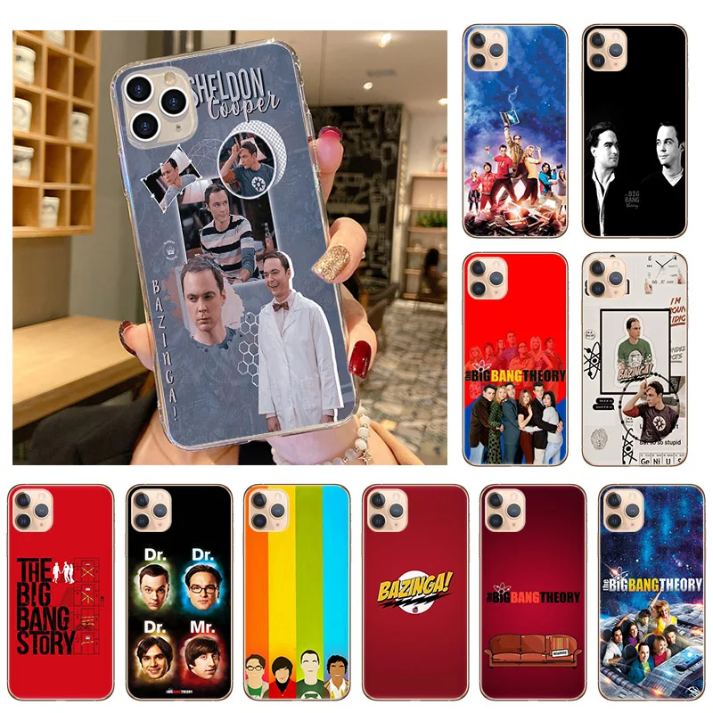Чехол для телефона iPhone 13 12 11 Pro XS Max 13Mini XR X 7 8 6 6s Plus SE2020 Теория большого взрыва
