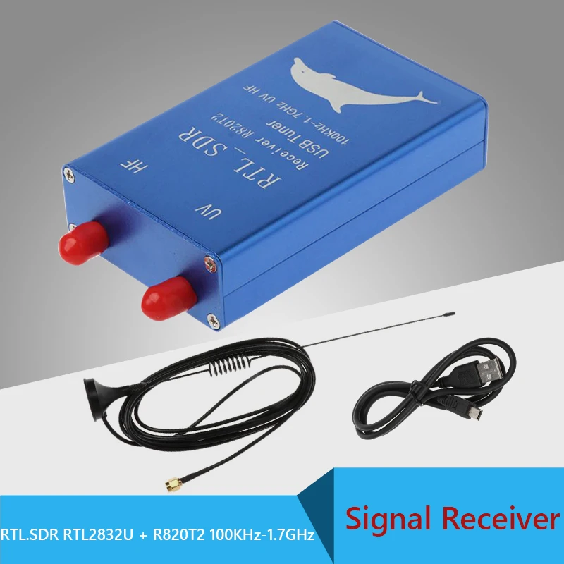 Мини портативный Радиоприемник RTL SDR тюнер RTL2832U + R820T2 100 кГц-1 7 ГГц USB сигнальный