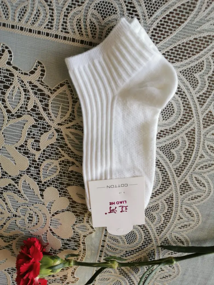 6 Pairs/Lot Cute socks women ankle socks white socks aesthetic socks cotton girls socks 92% cotton