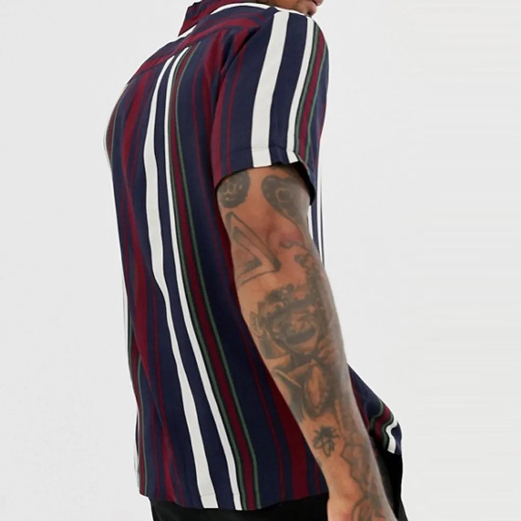 Мужская футболка с коротким рукавом V-образным вырезом | одежда