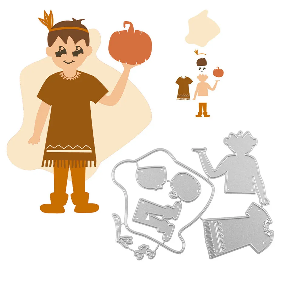 GJCrafts Тыква металлические режущие штампы для изготовления карт Скрапбукинг