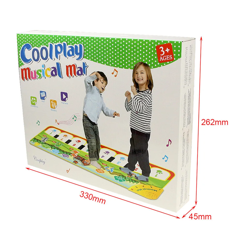 

Baby Musical Mat with Animal Voice Play Mats Touch Play Game Musical Carpet Early Educational Toys for Kids Gift