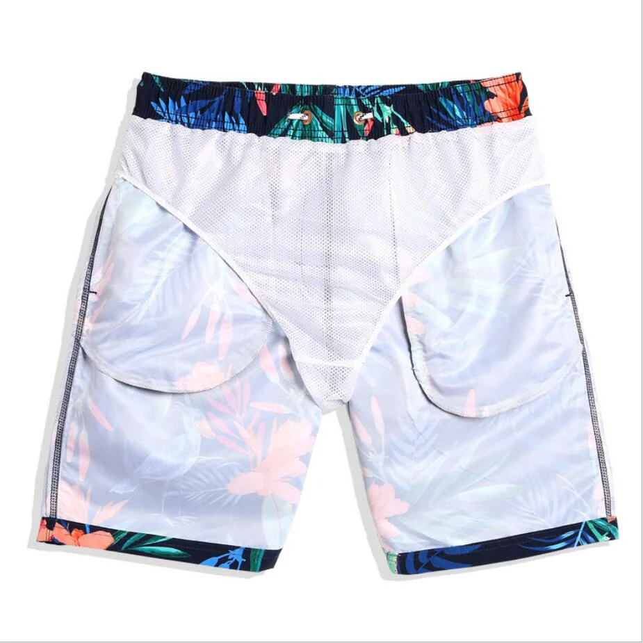 Мужские плавки с цветочным принтом купальный костюм одежда для плавания шорты